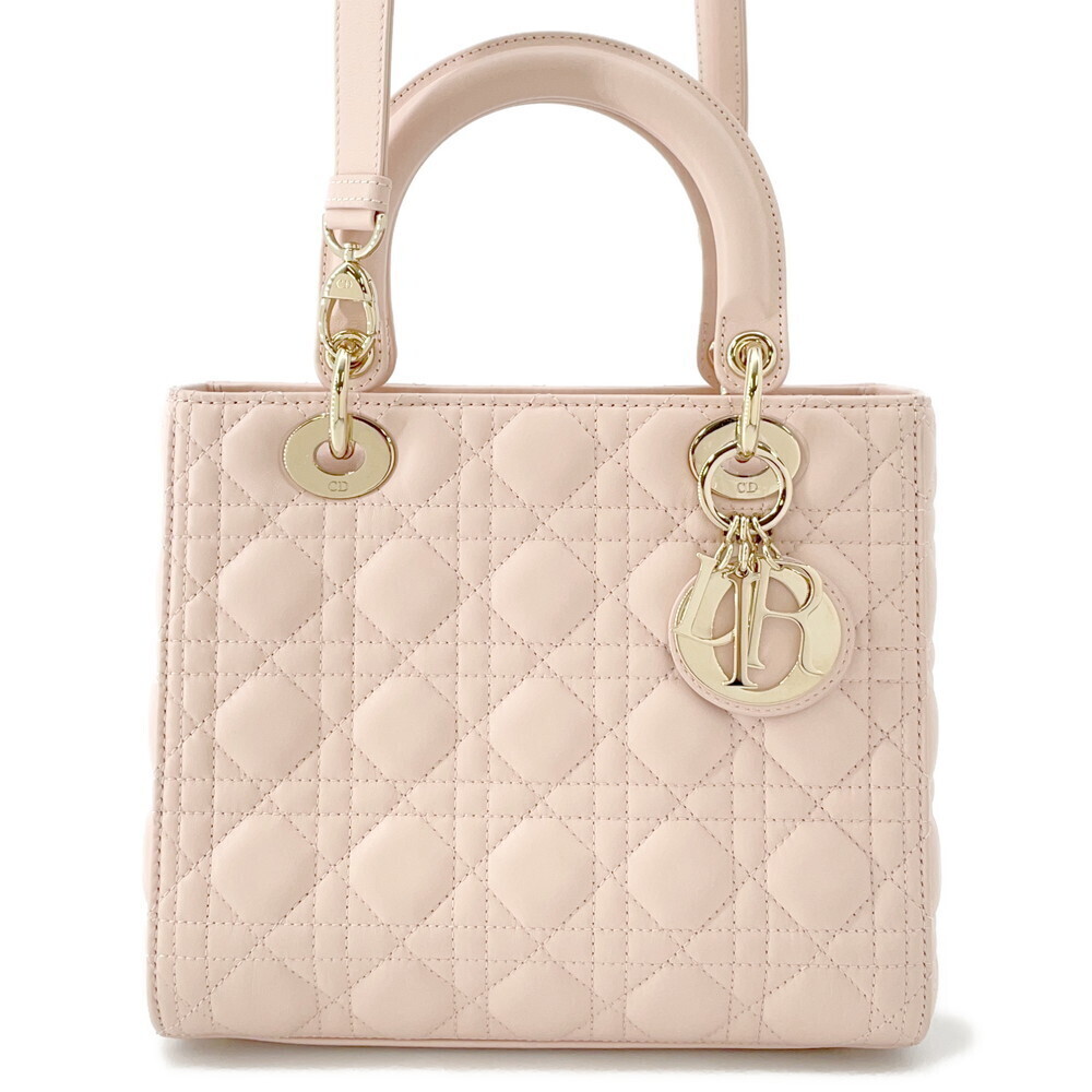 Dior handbag Lady Cannage Lambskin Christian bag